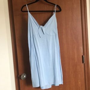 Baby blue dress
